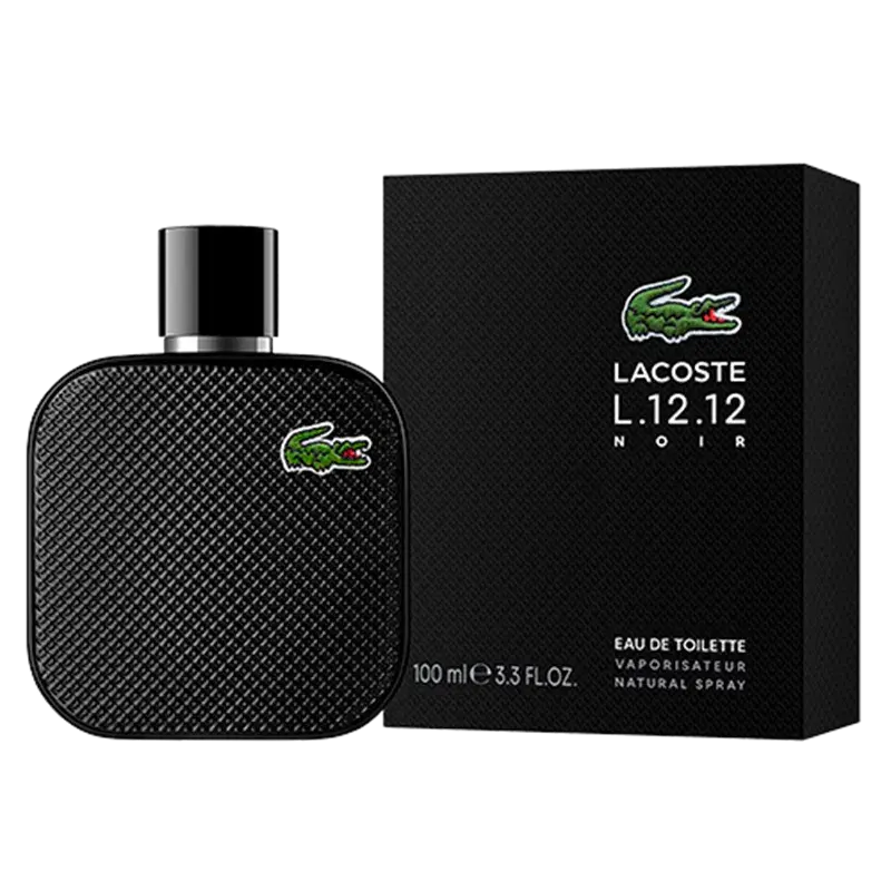LACOSTE 1212 NOIR BLACK MEN EDT 100ML