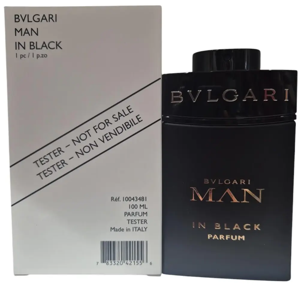 BLV MAN IN BLACK PARFUM 100ML TESTER