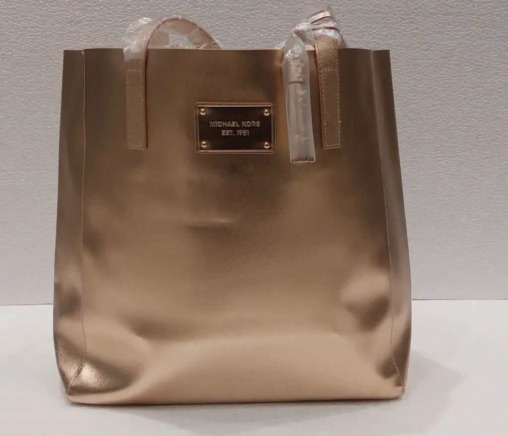 MICHAEL KORS TOTE BAG GOLD