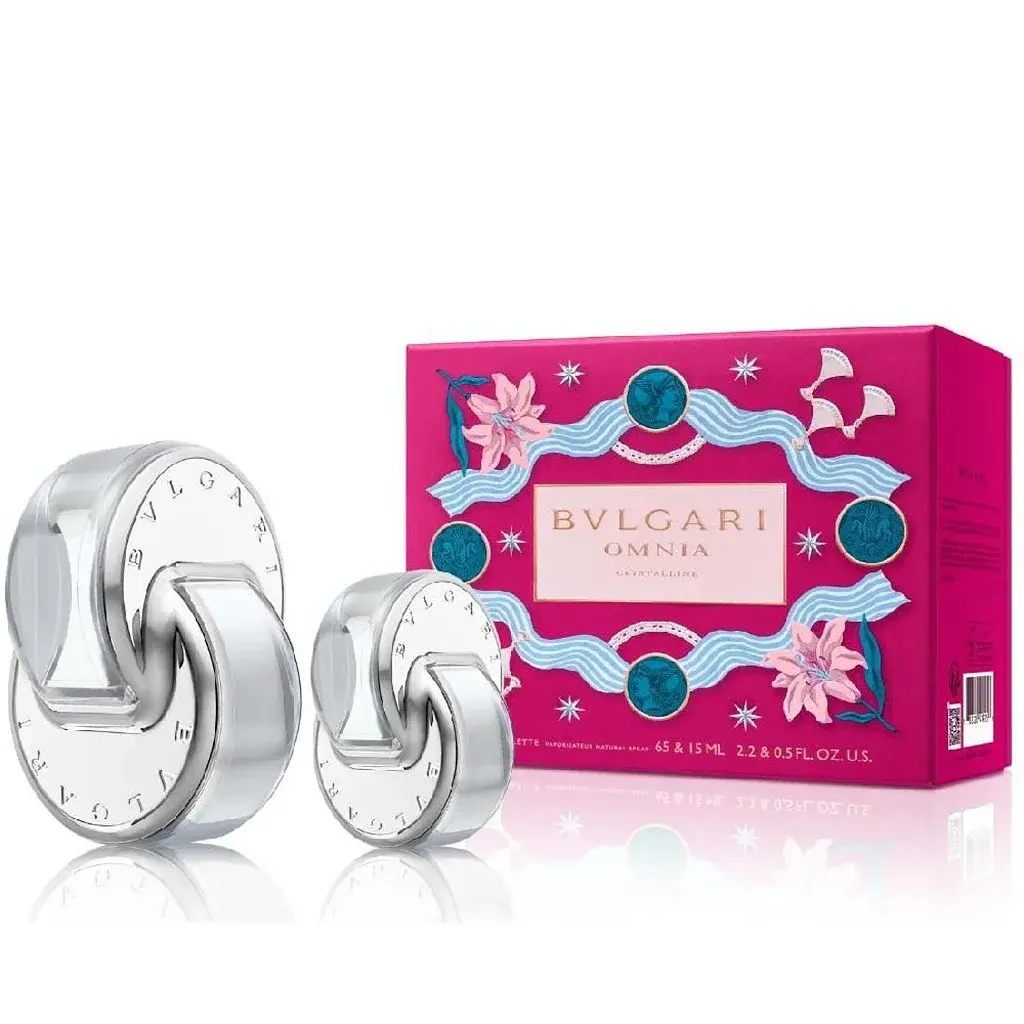BLV OMNIA CRYSTALLINE WOMEN SET ( EDT 65ML + EDT 15ML)