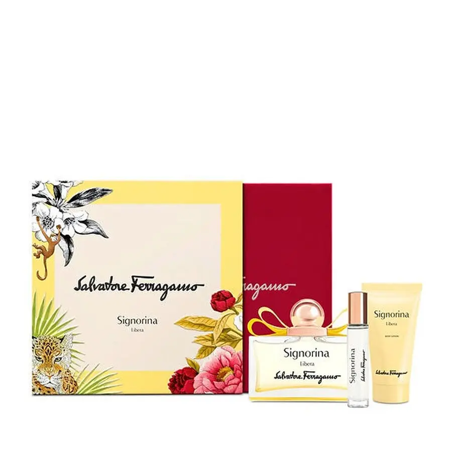 FERRAGAMO SIGNORINA LIBERA WOMEN SET EDP 100ML + EDP 10ML + BL 50ML 
