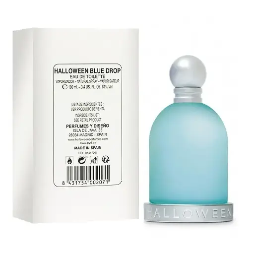 [POZO HALLOWEEN BLUE DROP WOMEN EDT 100ML TESTER] POZO HALLOWEEN BLUE DROP WOMEN EDT 100ML TESTER
