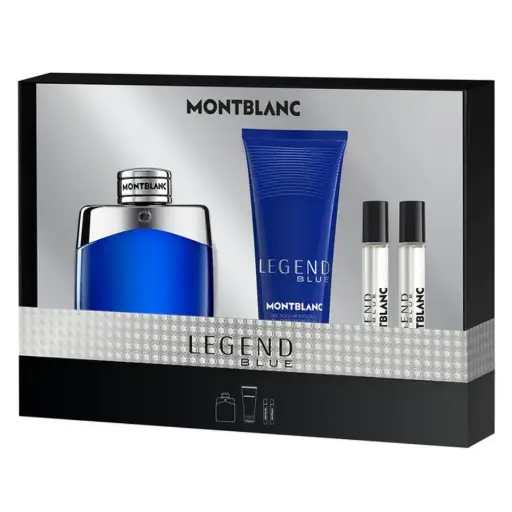 [3386460154376] MB LEGEND BLUE MEN SET EDP 100ML+SG 100ML+EDP 2 X 7.5ML