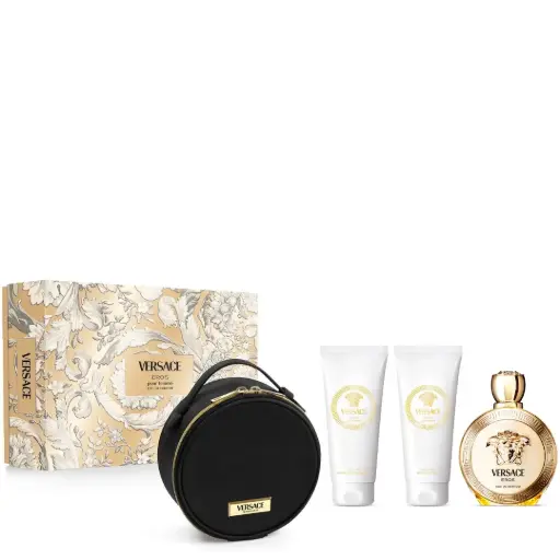 [8011003902880] VERSACE EROS WOMEN SET EDP 100ML+BL 100ML+BATH & SG 100ML+MAKE UP CASE 